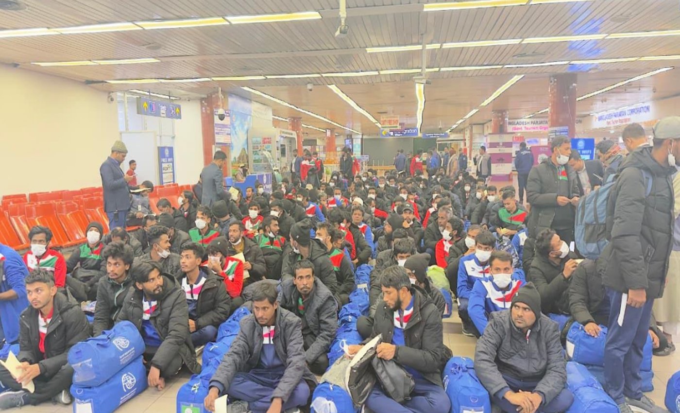 লিবিয়া থেকে ১৭০ অনিয়মিত বাংলাদেশি দেশে প্রত্যাবাসিত