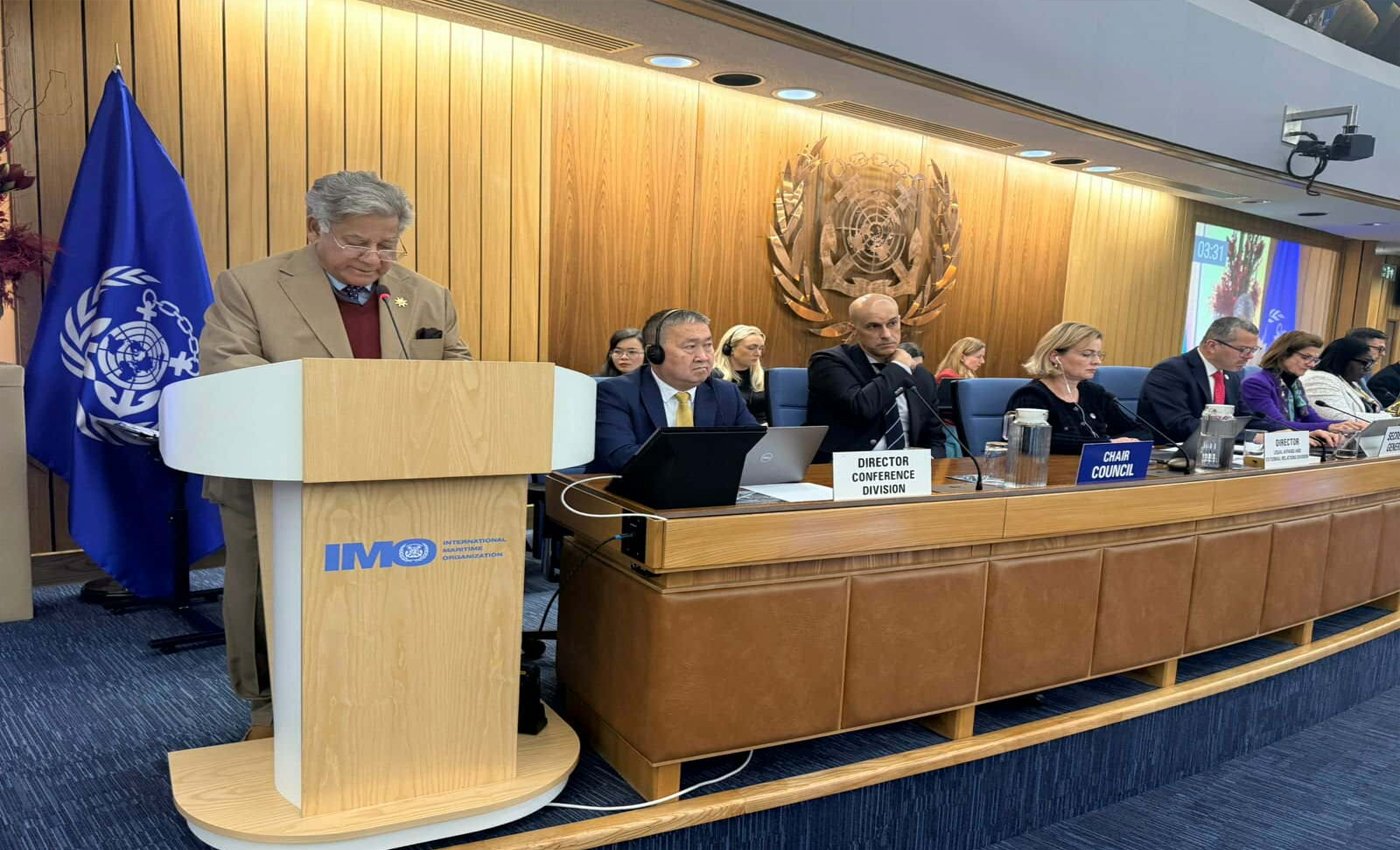 আইএমও’র ৩৪তম সাধারণ অধিবেশনে বাংলাদেশের নৌপরিবহন অগ্রগতি তুলে ধরলেন নৌপরিবহন উপদেষ্টা ড. এম সাখাওয়াত হোসেন